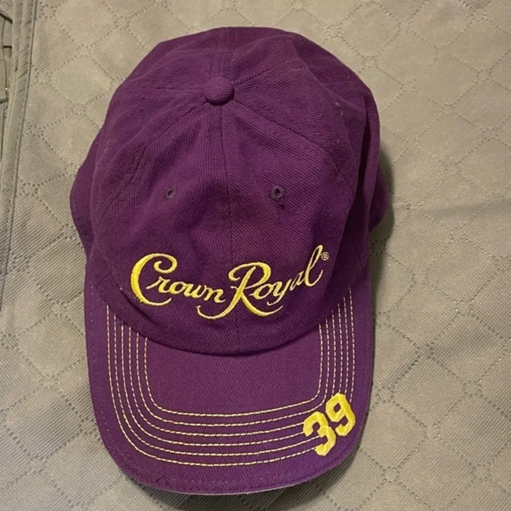 Tangerine Purple and Yellow Hat Crown Royal